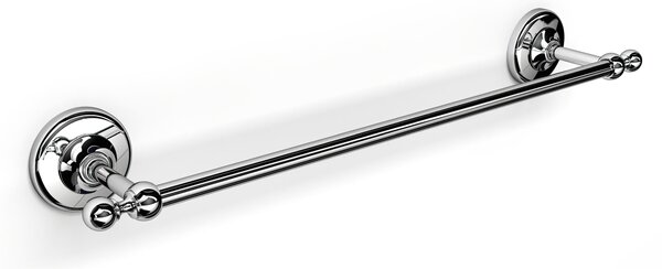 Porta Salviette Medio da cm 45 dimensioni 45,5x8,5h6 cm BRITISH Stile Inglese Classico primo Novecento Acciaio inox Lucido