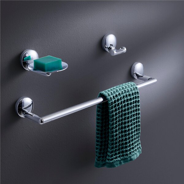 Porta Salviette da Bidet Piccolo cm 30 dimensioni 35,5x8,5xh5,5 cm Grand Hotel Acciaio inox Lucido