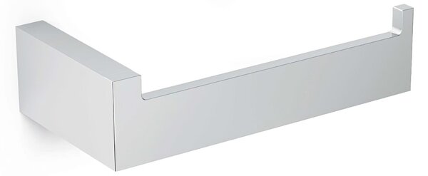 Portarotolo di carta igienica LAPIANA in acciaio inox lucido 7x14xh3,5 cm fissaggio a muro con viti e stop Made In italy