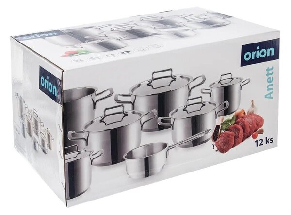Set di pentole in acciaio inox Anett - Orion