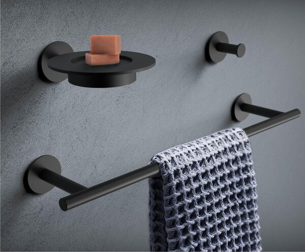 Piantana portasalviette doppio snodabile 41,3x14xh85,3 cm anima in ottone design minimale verniciato nero opaco
