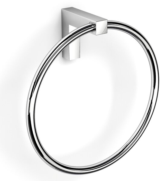Porta Salviette ANELLO in acciaio inox 304 linea XONY Lucido 19x7xh19,3 cm finitura inox lucido Made In Italy