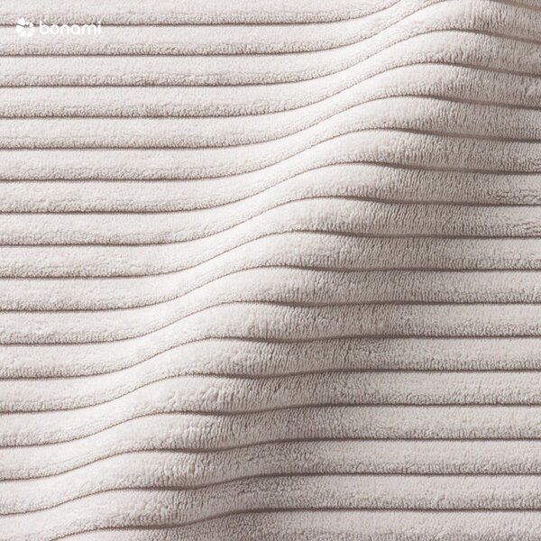 Divano letto in velluto a coste beige 218 cm Tori - Bonami Selection