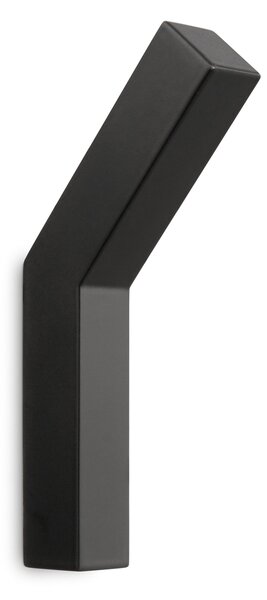 Appendino da muro XONY in acciaio inox 304 linea XONY dimensioni 1,5x4,7xh10 cm finitura nero opaco made in italy