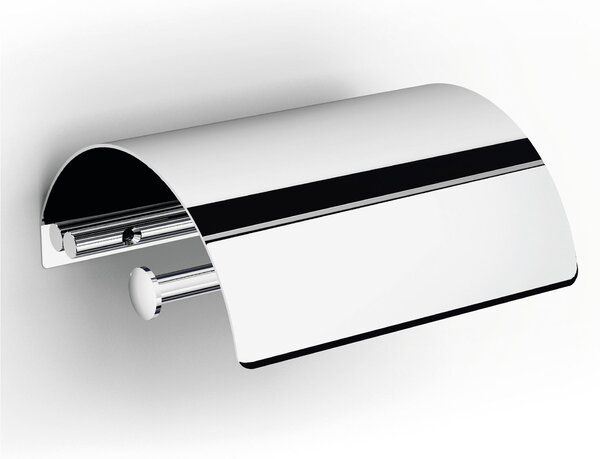 Portarotolo da bagno con coperchio XONY 14,5x113xh6 cm finitura inox lucido
