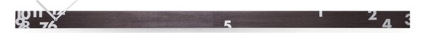 Orologio tempo stringe orizzontale 150xh 6 cm realizzato in Legno colore WENGE