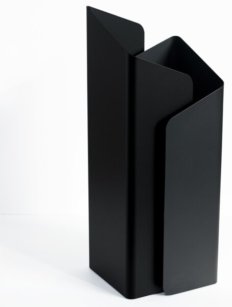 Portaombrelli in Lamiera di Acciaio LABERINT Dimensioni 22X22xh 60 cm - peso 6,5 kg colore Nero