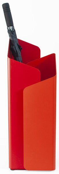 Portaombrelli in Lamiera di Acciaio LABERINT Dimensioni 22X22xh 60 cm - peso 6,5 kg colore Rosso