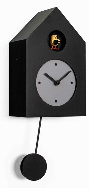 Orologio cuc� in legno Rockbird, in Legno 16x12xh42cm Sensore fotosensibile che non lo fa cantare quando � buio