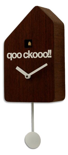 Orologio a Cucu Q01 15xh40 cm Wenge Realizzato In legno movimento al quarzo