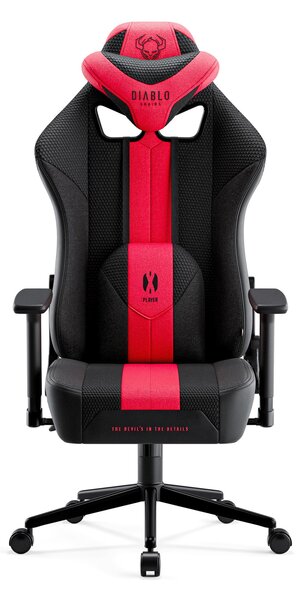 Sedia In Tessuto Diablo X-Player 2.0 Small: Cremisi Antracite
