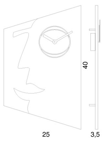 Orologio da parete Face