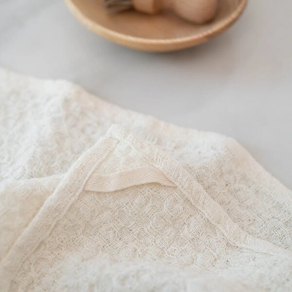 Asciugamani di lino in set da 2 26x26 cm Undyed - Linen Tales