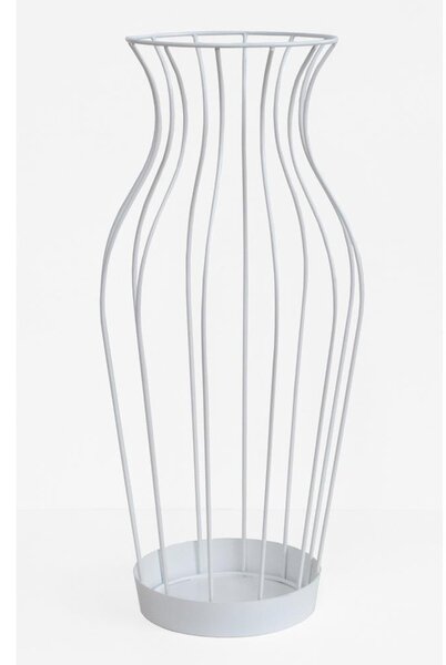 Portaombrelli Hydria in Acciaio diametro 34xh74 cm Bianco