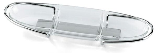 Piatto da degustazione UNOMILLE 41x12 cm Antipastiera a 3 Scomparti
