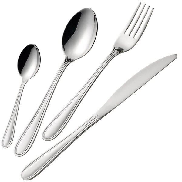 Servizio Posate 24 pezzi CITY in acciaio inox 1810 lucidato a specchio spessore 1.8 mm EME