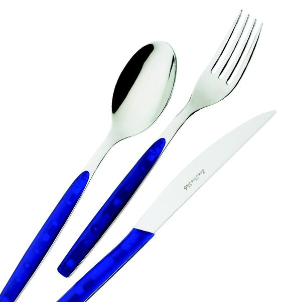 Set Posate colorate 4 pezzi un posto tavola DREAM 1 Coltello 1 Forchetta 1 Cucchiaio 1 Cucchiaino caffe in acciaio 18/0 (AISI430) Nichel Free