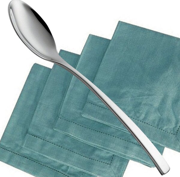 Servizio Posate ONDA 24 pezzi acciaio inox 1810 lucido spessore 4.0 mm in astuccio regalo EME