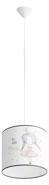 Sollux SL.1414 - Lampadario a sospensione per bambini PRINCESS 1xE27/15W/230V diametro 30 cm