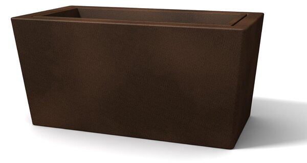 Fioriera Porta vaso, in polietilene Modello Ionico 80x40xh39 cm spessore 2 mm colore Bronzo