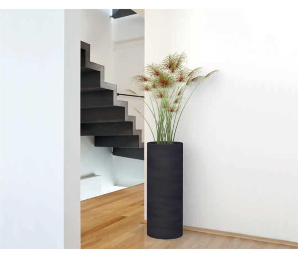 Vaso Porta vaso, BAROCCO in polietilene 35xh40cm Modello Ionico spessore 2 mm colore trasparente