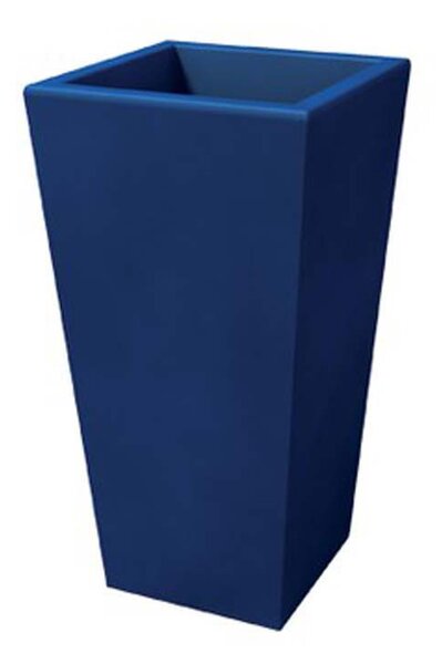 Porta vaso Vaso in polietilene EGIZIO LISCIO 32x22x53 cm ideale per arredare al meglio sia un ambiente interno che esterno Blu