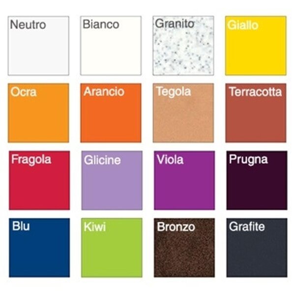 Vaso rotondo dal Design Lineare e sobrio Modello ROMANO SMALL polietilene 70x70xh 63cm Modello colore multicolor