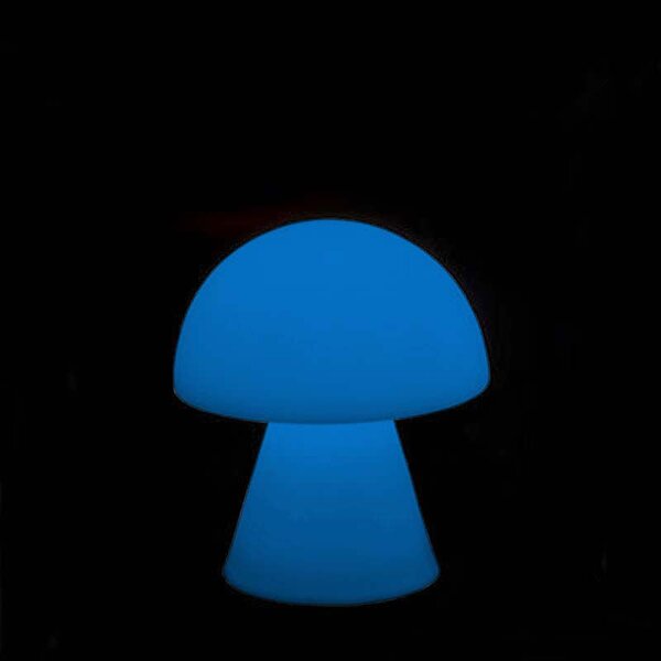 Lampada fungo in polietilene JELLY 55 cm ideale per uso interno ed esterno Blu