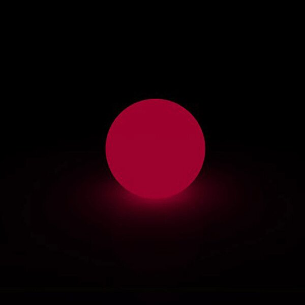 Lampada Sfera MOON per interno esterno 30cm colore Fragola lampada acquistabile separatamente