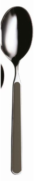 Mestolo salsa servizio vigogna Millenniun marca Mepra lunghezza 25 cm acciaio pezzi colore grigio