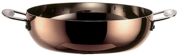 Tegame 2 manici diametro 28-4.9 Lt Linea Toscana Rame-Alluminio-Acciaio