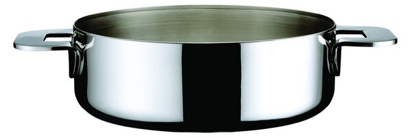 Mepra Attiva Batteria di pentole, Kitchen, 9 Pezzi, Trimetallo Acciaio Inossidabile 18/10, Alluminio e acciaio