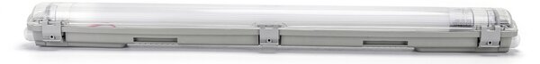Plafoniera stagna a 1 posto con Tubo Led G13 T8 incluso da 60cm IP65 Bianco neutro 4000K Aigostar