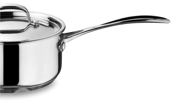 Casseruola Rotonda un manico �16xh10 cm con Coperchio inox GLAMOUR DIAMOND adatta all'induzione interno antiaderente