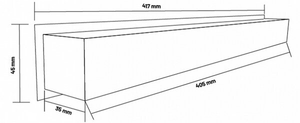 Faretto Led da incasso Vienna 30W Rettangolare Cornice bianca Apertura 36 gradi Bianco neutro 4000K M LEDME