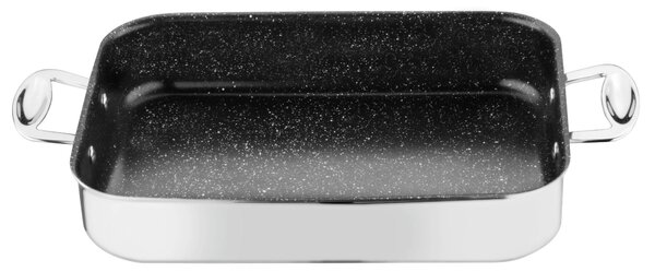 Rostiera In Acciaio inox GLAMOUR STONE 35x25 cm