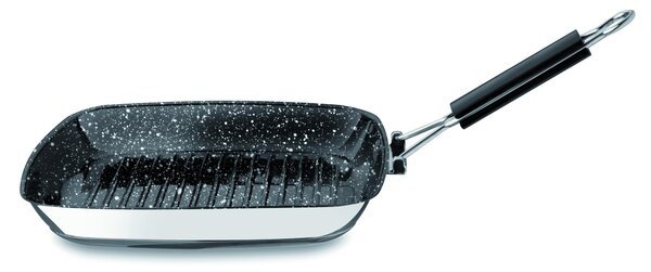 Bistecchiera Quadrata GLAMOUR STONE 28x28 cm inox 18/10
