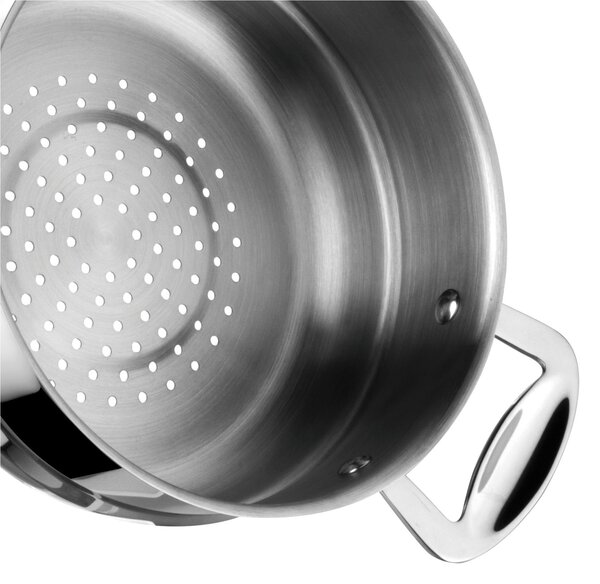 Colapasta Cuociverdure 2 manici �22xh17 cm - GLAMOUR STONE inox Lucido