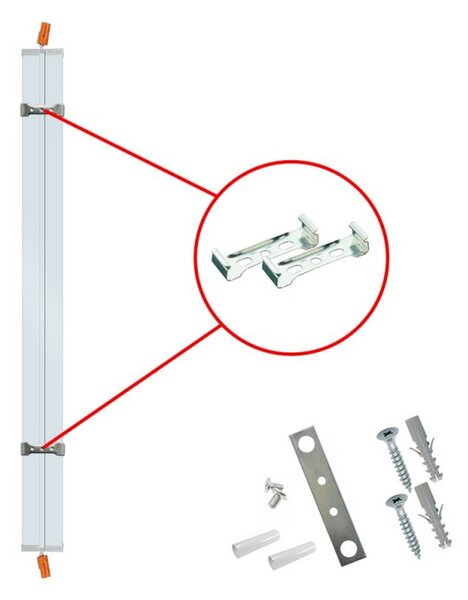 Barra Led Trian 40W da 120cm IP20 Bianco freddo 6000K M LEDME