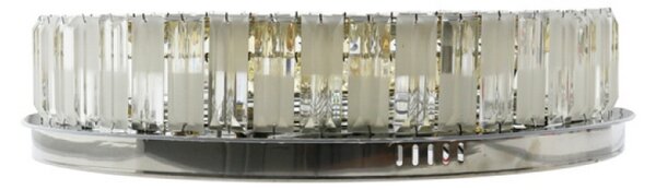 Plafoniera Led 108W Rotonda Bianca e Oro CCT luce regolabile M LEDME