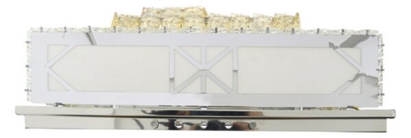 Plafoniera Led 120W Quadrata Bianca e Oro CCT luce regolabile M LEDME
