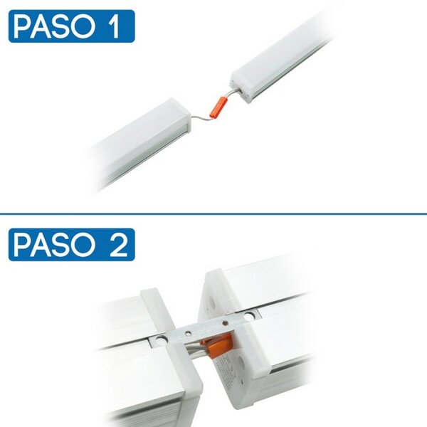 Barra Led Trian 40W da 120cm IP20 Bianco freddo 6000K M LEDME