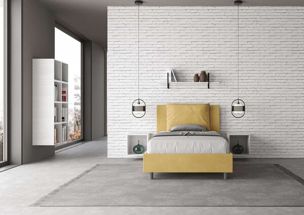 CasaArredoStudio Letto una piazza e mezza da 120cm Antea ocra