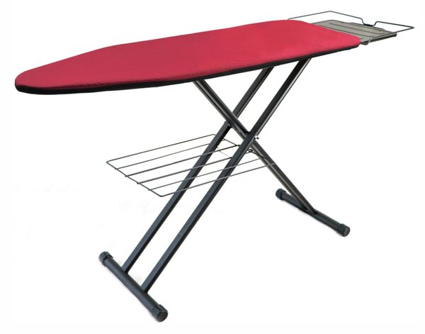 Asse da Stiro da Stiro SURF Elegance piano di stiratura 122X40 cm max regolabile dimensione ripiano 43.5x28.5 cm Made in italy TELAIO NERO