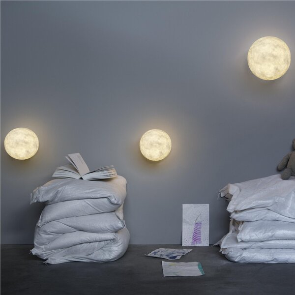 Lampada da Muro A.MOON 1 � 25 in nebulite Nebulite Bianco