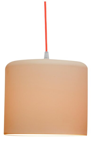 Lampada da Soffitto, Applique Candle 2 colore neutro dimensioni Altezza 19 cm Diametro 21,5 cm, raccomandato il LED da 6W, realizzata in laprene con cavi in diversi colori