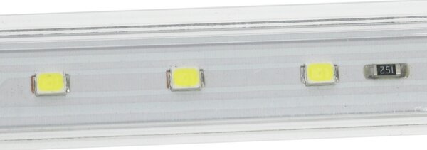 Striscia Led rigida 1 metro 220V 12W SMD 2835 IP20 prolungabile Bianco freddo 6000K M LEDME
