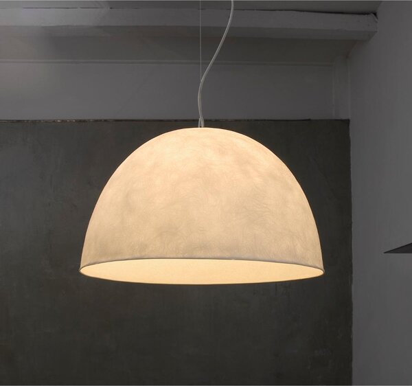 Lampada a Sospensione H20 in nebulite � 46xh27,5 Bianco trasparente