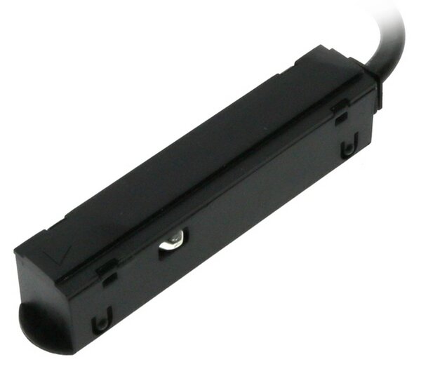 Connettore per Alimentatore esterno Binario magnetico 16mm Nero con cavo M LEDME