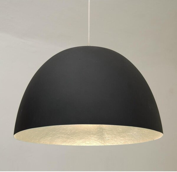 Lampada a Sospensione H20 in nebulite � 46xh27,5 Nero Bianco